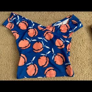 Kortni Jeane Peaches-EUC Top